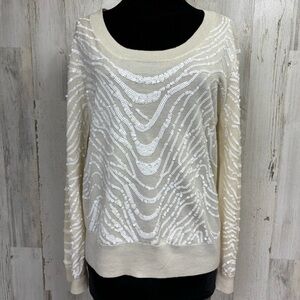 Calvin Klein Sequined Wool Blend‎ Sweater